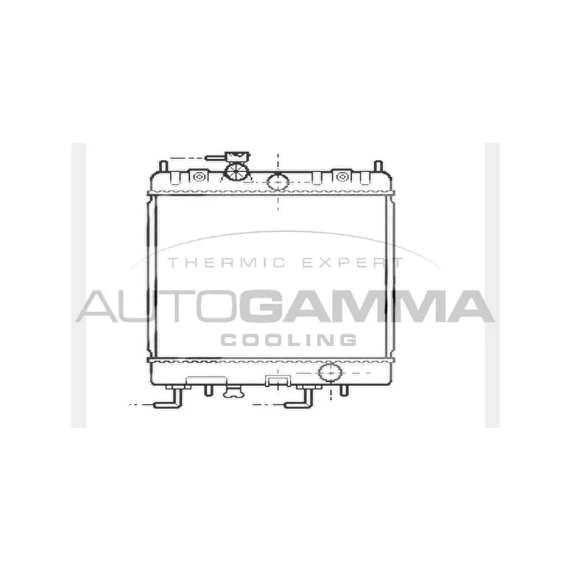 Radiateur, refroidissement du moteur AUTOGAMMA 104421