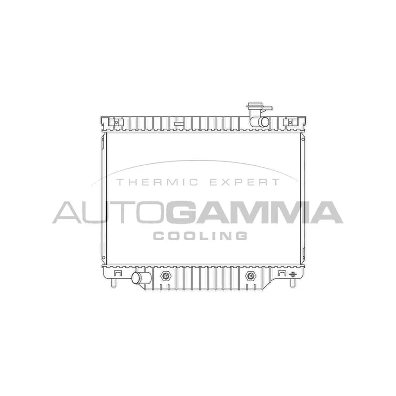 Radiateur, refroidissement du moteur AUTOGAMMA 104422