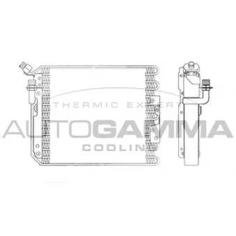 Condenseur, climatisation AUTOGAMMA 104423