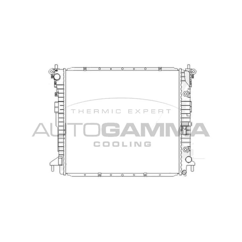 Radiateur, refroidissement du moteur AUTOGAMMA 104426
