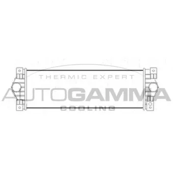 Intercooler, échangeur AUTOGAMMA 104436