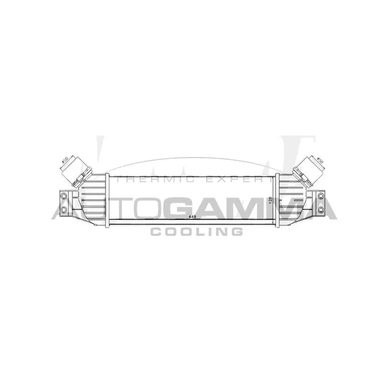 Intercooler, échangeur AUTOGAMMA 104438