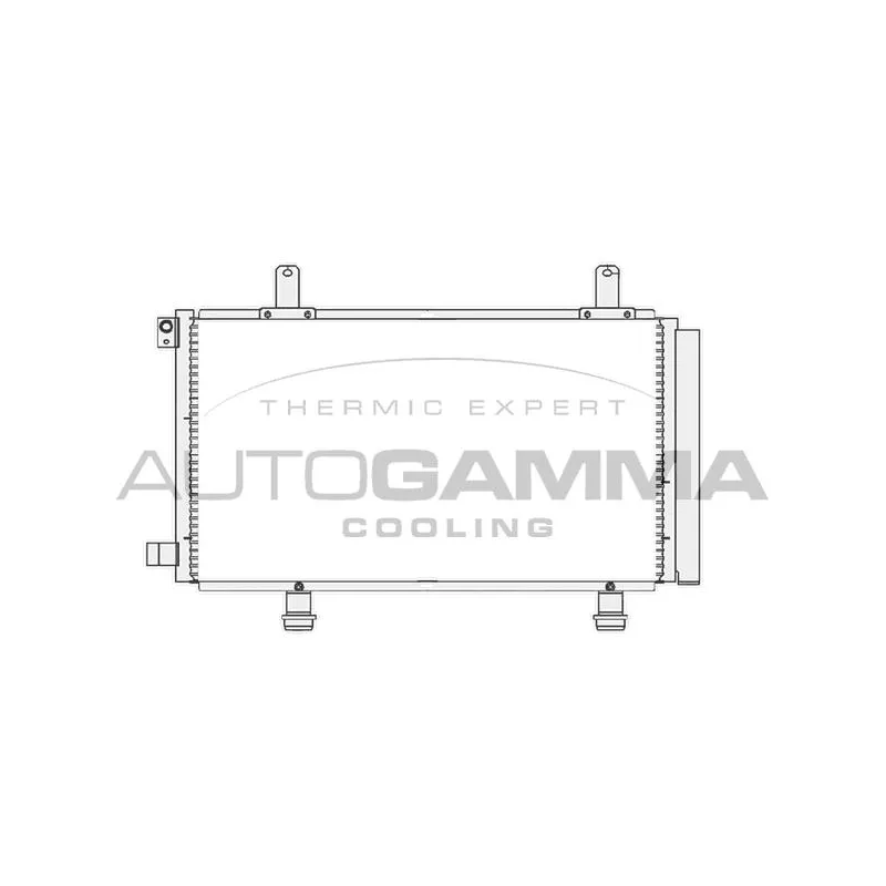 Condenseur, climatisation AUTOGAMMA 104439