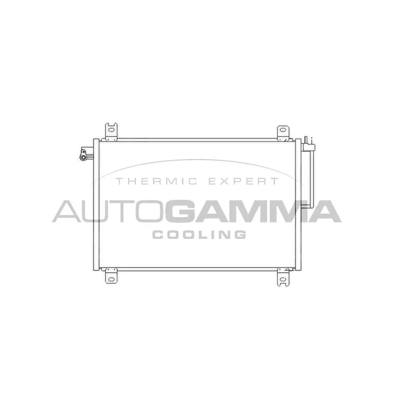 Condenseur, climatisation AUTOGAMMA 104444