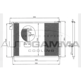Condenseur, climatisation AUTOGAMMA