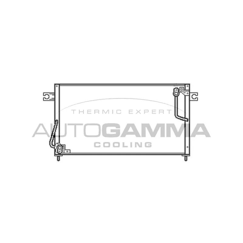 Condenseur, climatisation AUTOGAMMA 104460