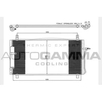 Condenseur, climatisation AUTOGAMMA