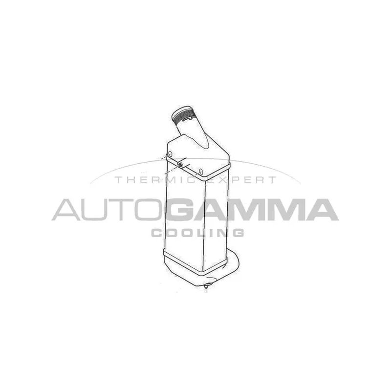 Intercooler, échangeur AUTOGAMMA 104484