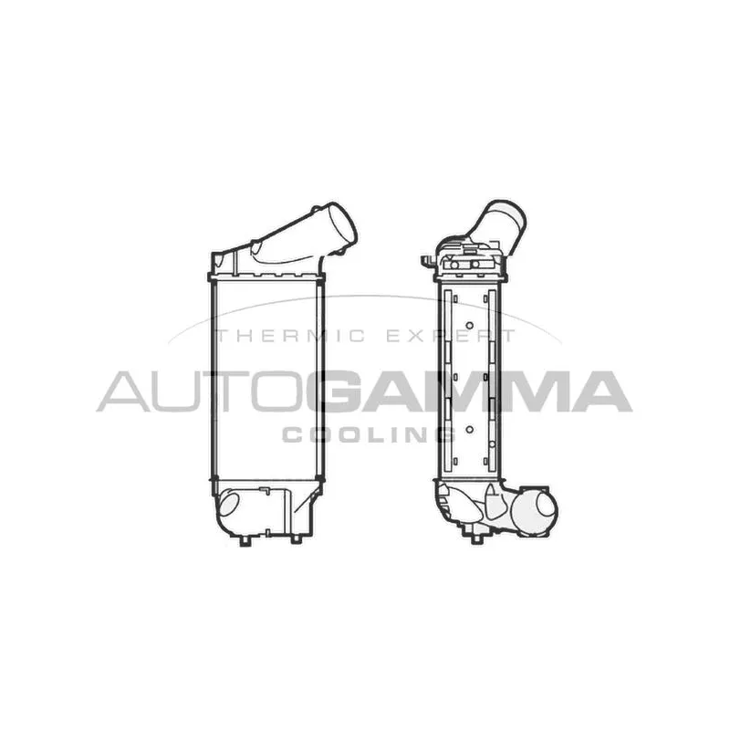 Intercooler, échangeur AUTOGAMMA 104490