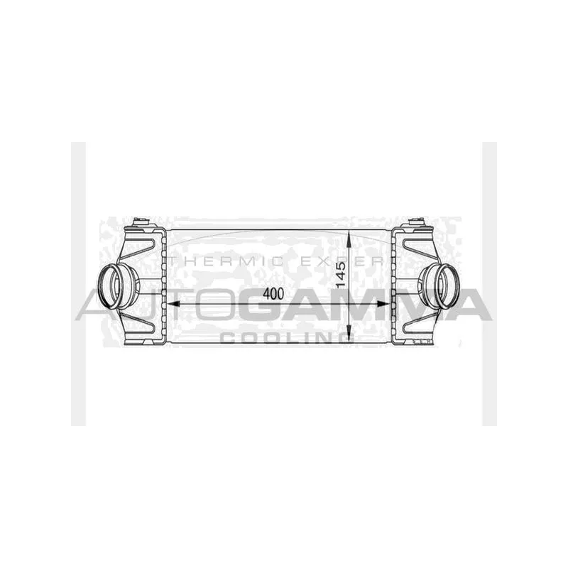 Intercooler, échangeur AUTOGAMMA 104496