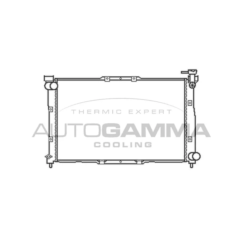 Radiateur, refroidissement du moteur AUTOGAMMA 104522