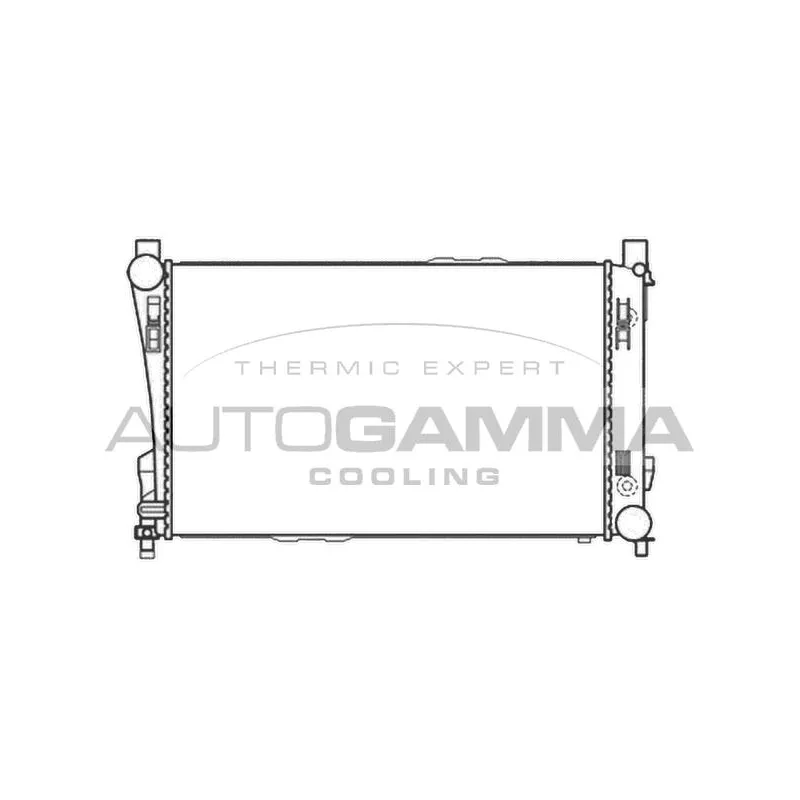 Radiateur, refroidissement du moteur AUTOGAMMA 104526