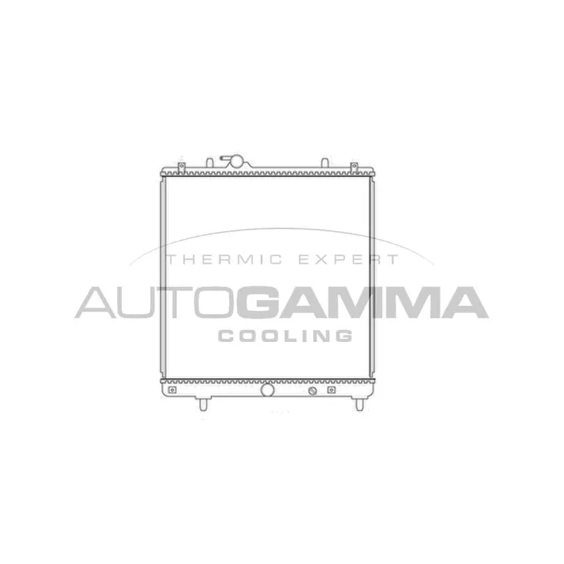 Radiateur, refroidissement du moteur AUTOGAMMA 104549