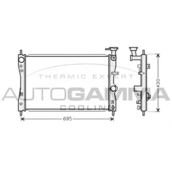 Radiateur, refroidissement du moteur AUTOGAMMA