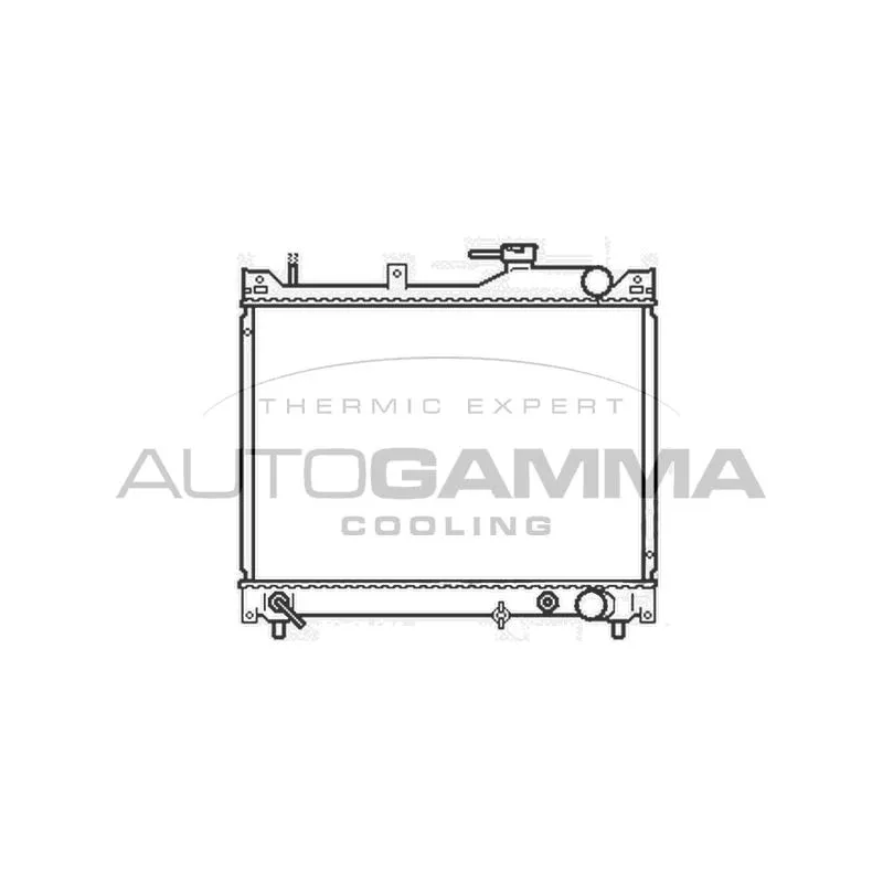 Radiateur, refroidissement du moteur AUTOGAMMA 104564