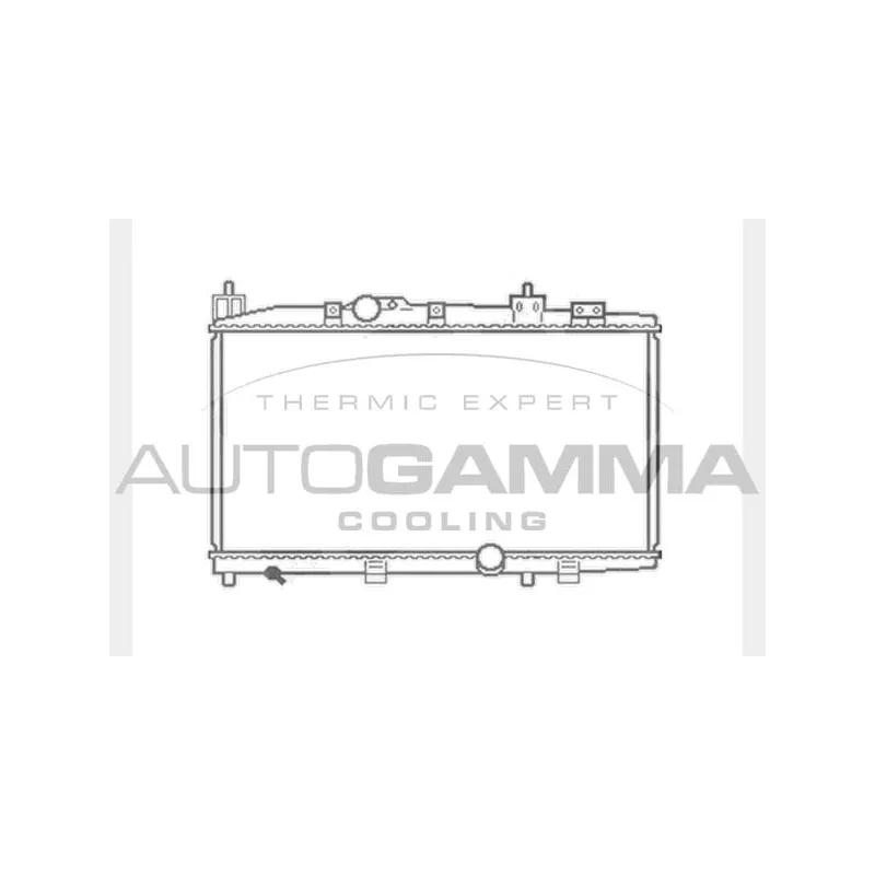 Radiateur, refroidissement du moteur AUTOGAMMA 104566