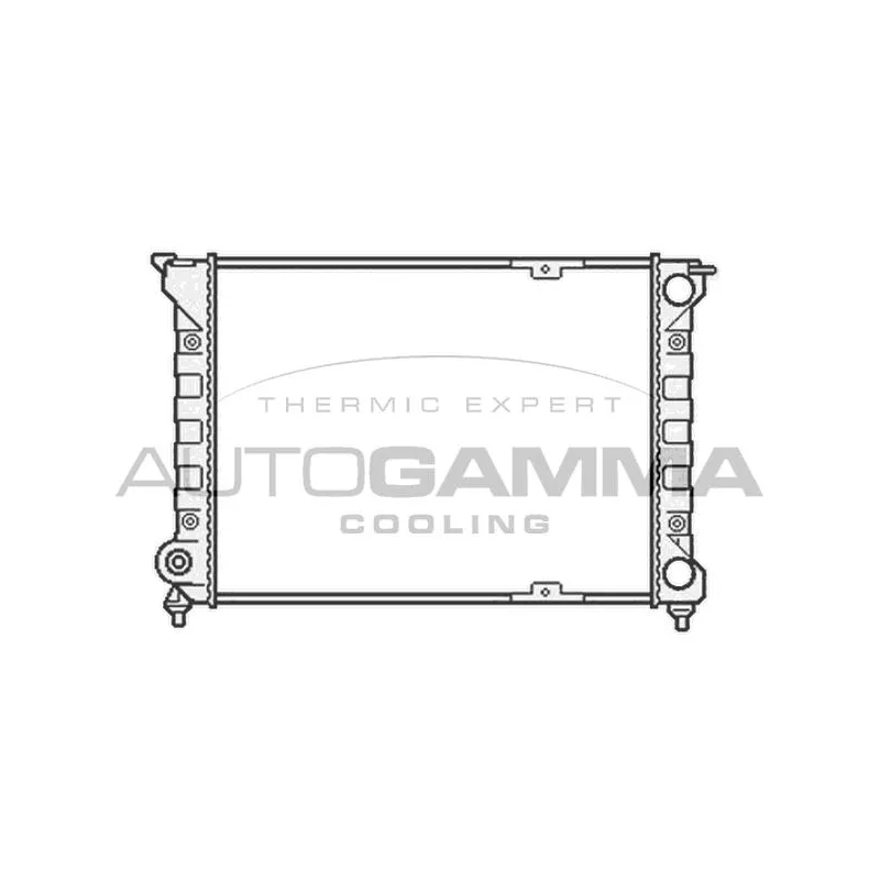 Radiateur, refroidissement du moteur AUTOGAMMA 104575