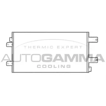 Condenseur, climatisation AUTOGAMMA 104577