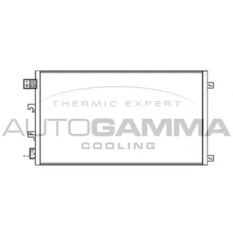 Condenseur, climatisation AUTOGAMMA 104578