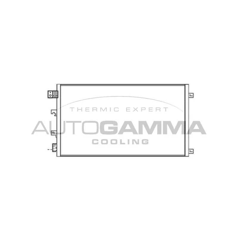 Condenseur, climatisation AUTOGAMMA 104578