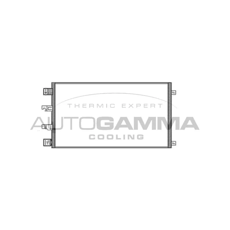 Condenseur, climatisation AUTOGAMMA 104580