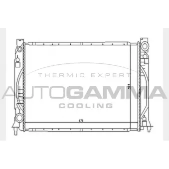 Radiateur, refroidissement du moteur AUTOGAMMA