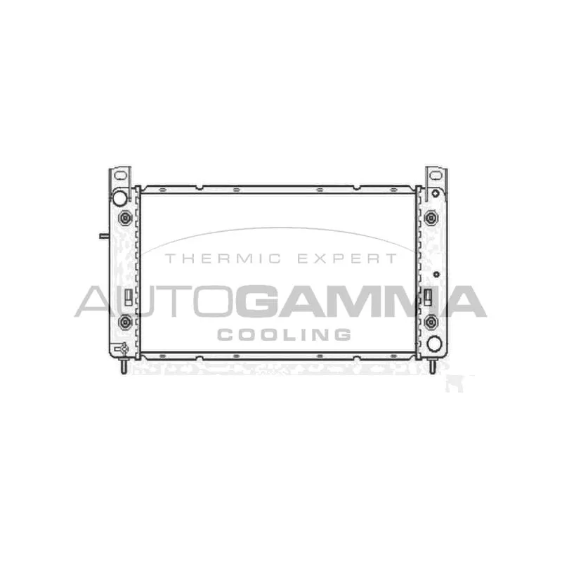 Radiateur, refroidissement du moteur AUTOGAMMA 104593