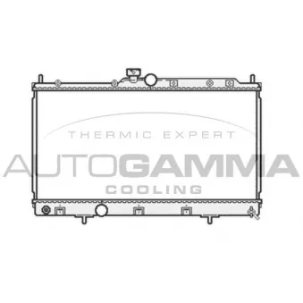 Radiateur, refroidissement du moteur AUTOGAMMA 104607