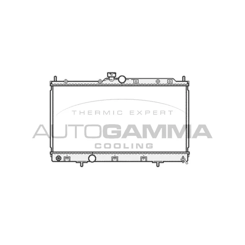 Radiateur, refroidissement du moteur AUTOGAMMA 104607