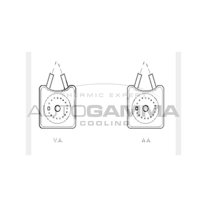 Radiateur d'huile AUTOGAMMA 104613