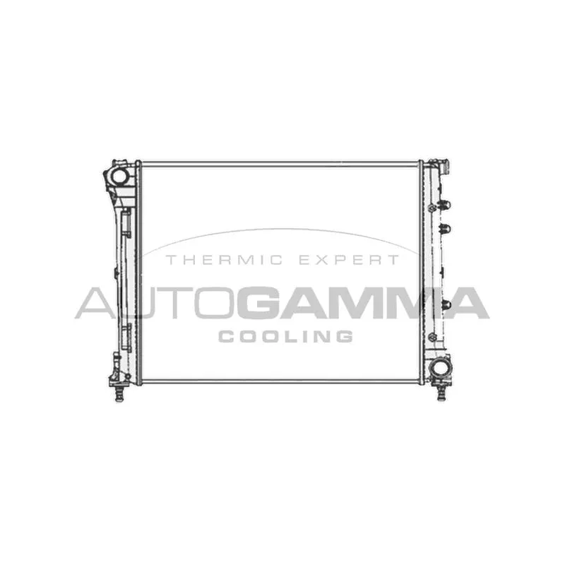 Radiateur, refroidissement du moteur AUTOGAMMA 104619