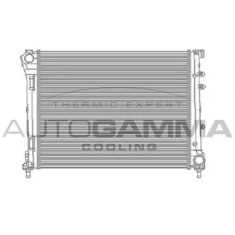 Radiateur, refroidissement du moteur AUTOGAMMA 104620