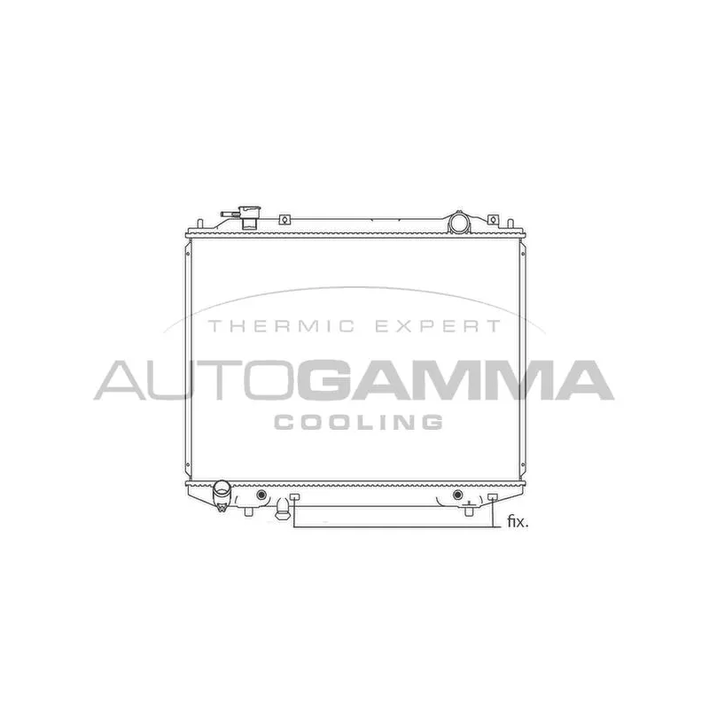 Radiateur, refroidissement du moteur AUTOGAMMA 104621