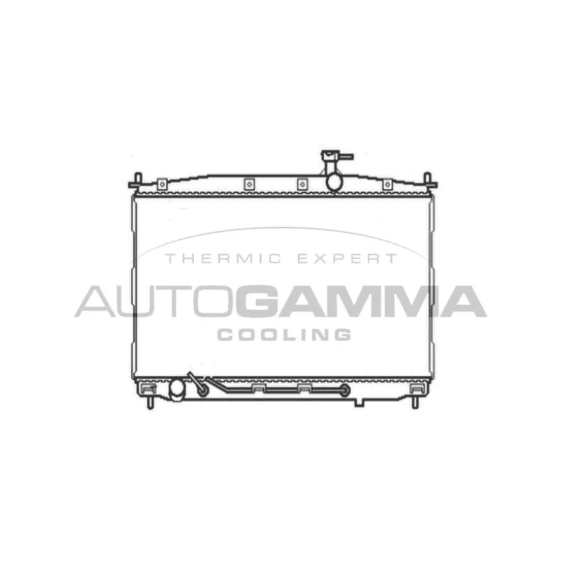 Radiateur, refroidissement du moteur AUTOGAMMA 104644