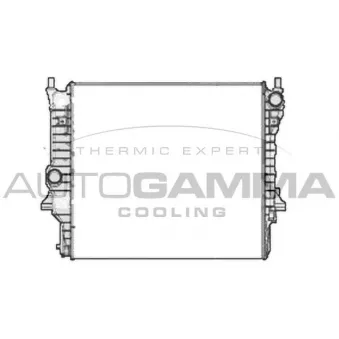Radiateur, refroidissement du moteur AUTOGAMMA 104649