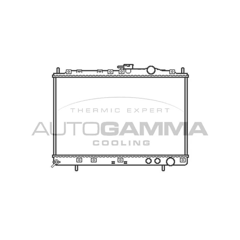 Radiateur, refroidissement du moteur AUTOGAMMA 104655
