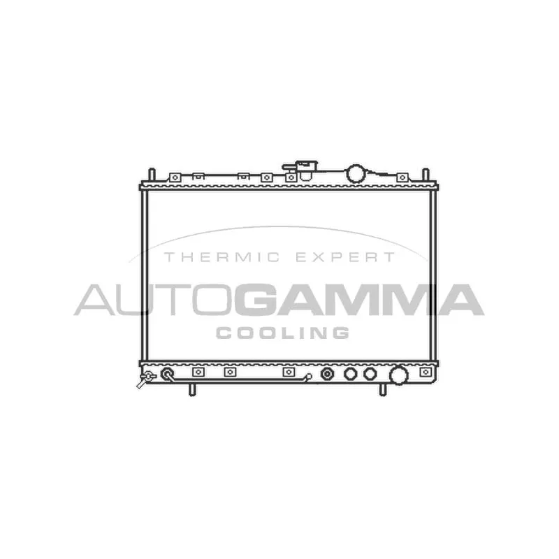 Radiateur, refroidissement du moteur AUTOGAMMA 104656