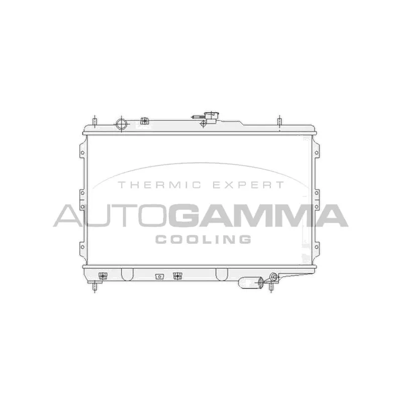 Radiateur, refroidissement du moteur AUTOGAMMA 104658
