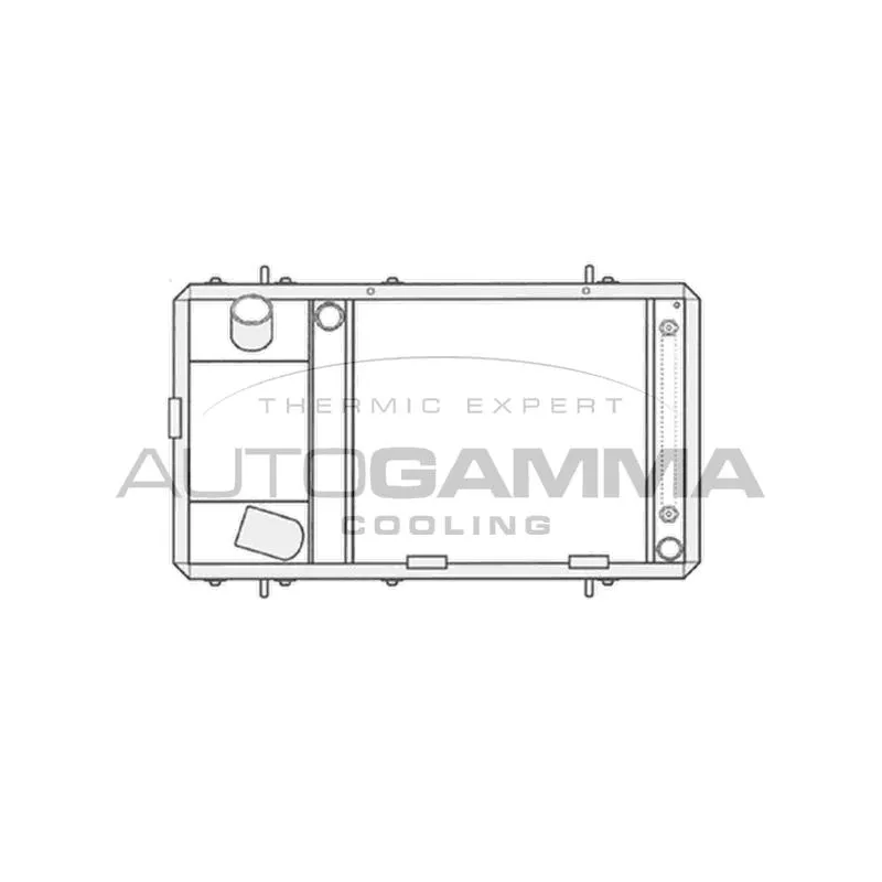Radiateur, refroidissement du moteur AUTOGAMMA 104662