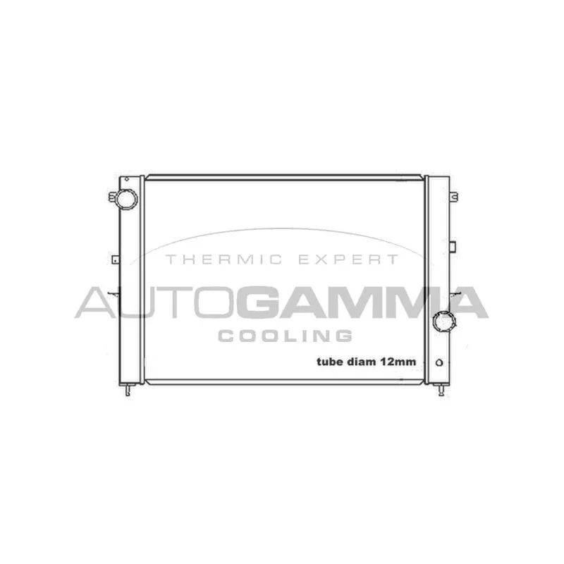 Radiateur, refroidissement du moteur AUTOGAMMA 104664
