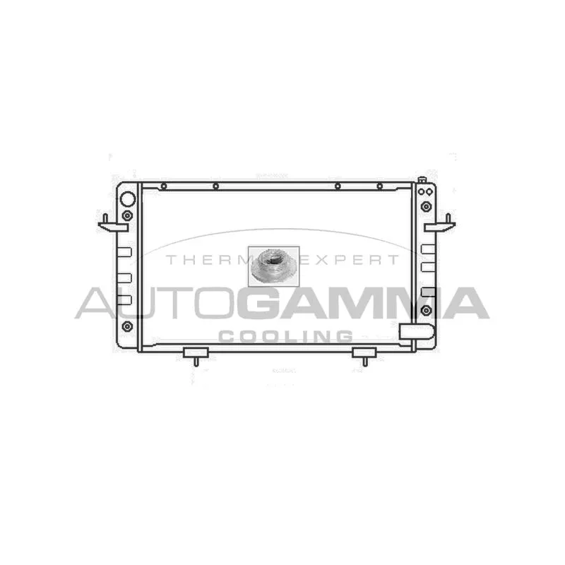 Radiateur, refroidissement du moteur AUTOGAMMA 104665