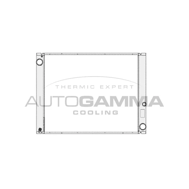 Radiateur, refroidissement du moteur AUTOGAMMA 104667
