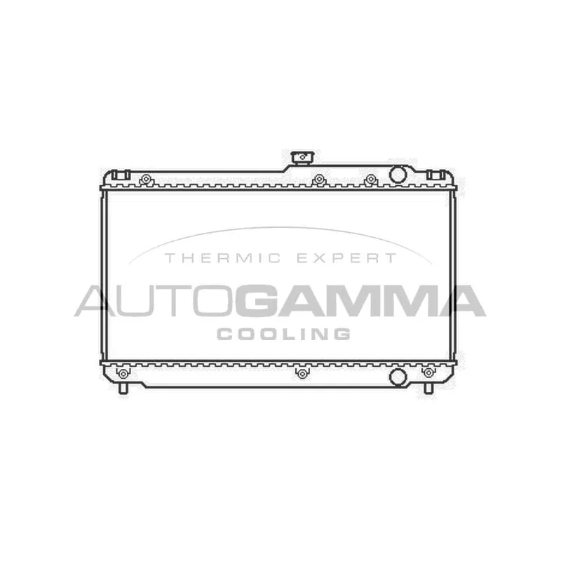 Radiateur, refroidissement du moteur AUTOGAMMA 104669
