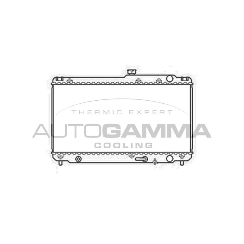 Radiateur, refroidissement du moteur AUTOGAMMA 104670