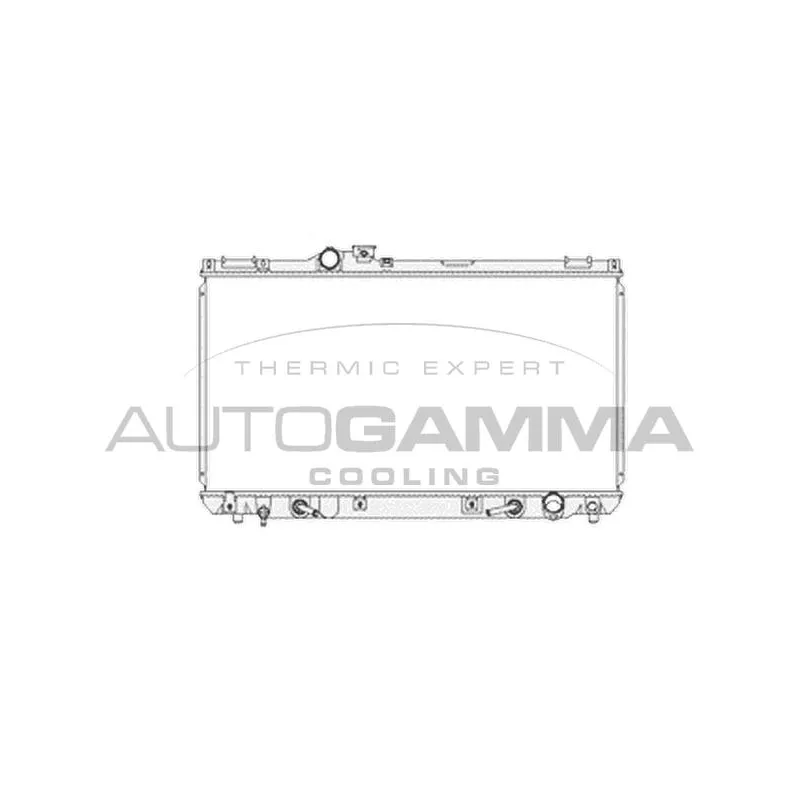 Radiateur, refroidissement du moteur AUTOGAMMA 104671