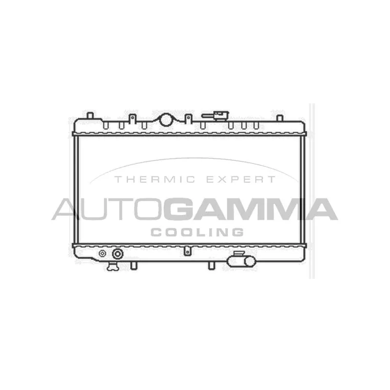 Radiateur, refroidissement du moteur AUTOGAMMA 104672