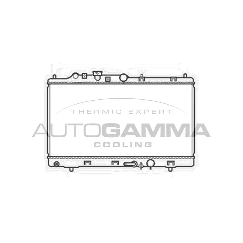 Radiateur, refroidissement du moteur AUTOGAMMA 104673