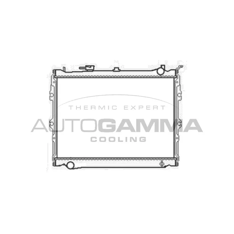 Radiateur, refroidissement du moteur AUTOGAMMA 104679
