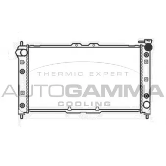 Radiateur, refroidissement du moteur AUTOGAMMA 104680