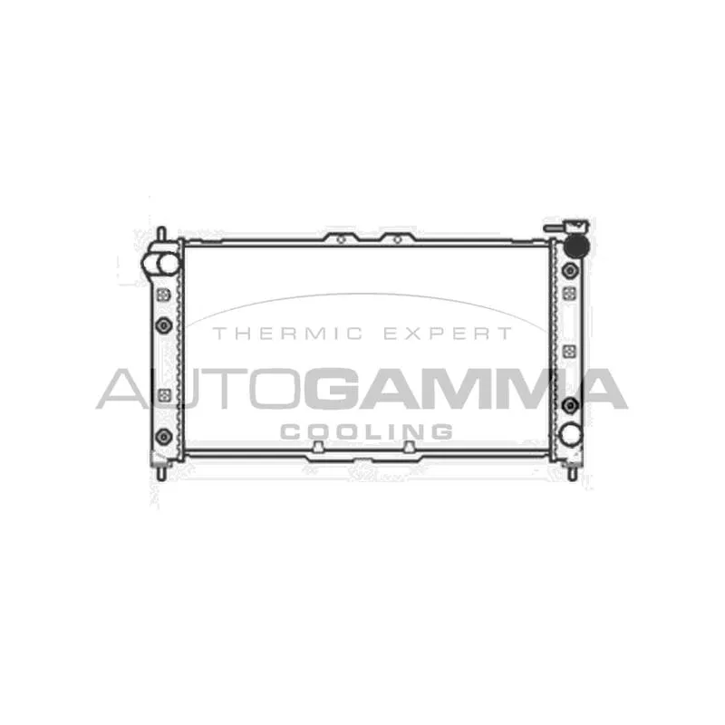 Radiateur, refroidissement du moteur AUTOGAMMA 104680